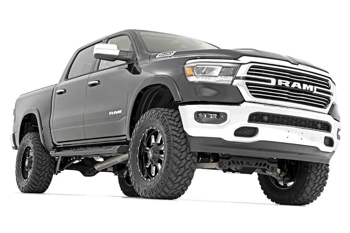Rough Country RAM HD2 Running Boards 19-20 RAM 1500 Crew Cab Rough Country