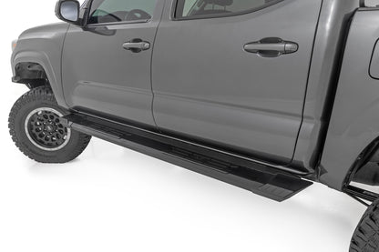 HD2 Aluminum Running Boards Double Cab Toyota Tacoma 2WD/4WD (2005-2023) Rough Country-1