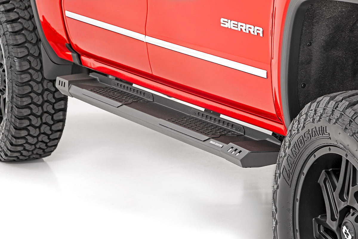 Rough Country HD2 Running Boards 07-19 Silverado/Sierra Rough Country