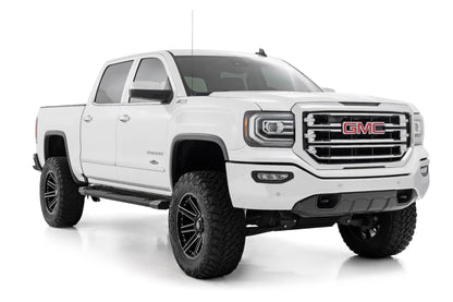 HD2 Aluminum Running Boards Ext Cab Silverado/Sierra 1500/2500HD/3500HD (07-19 & Classic) Rough Country-1