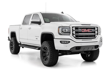 HD2 Aluminum Running Boards Crew Cab Silverado/Sierra 1500/2500HD/3500HD (07-19 & Classic) Rough Country-1