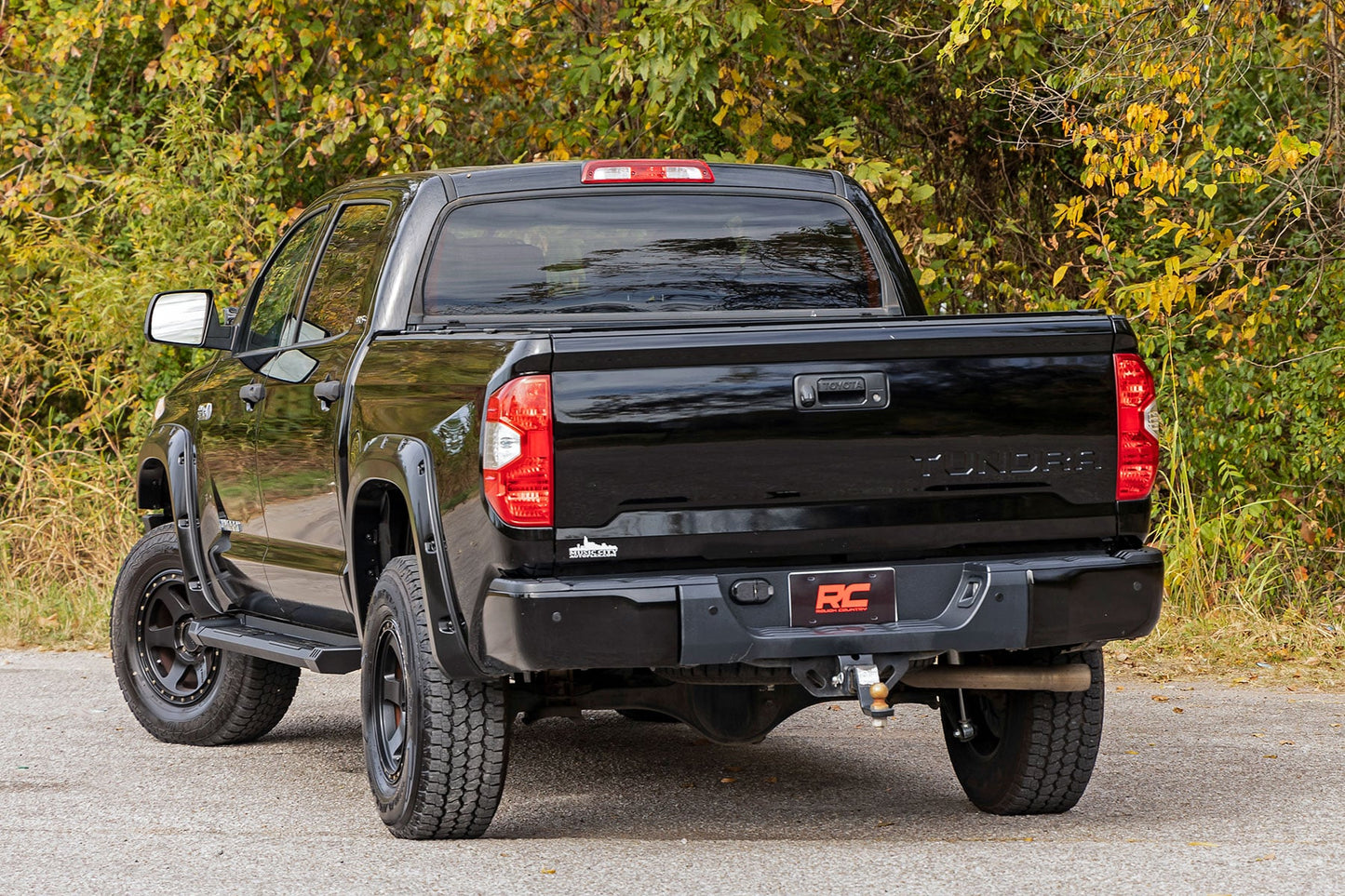 HD2 Aluminum Running Boards Crewmax Cab Toyota Tundra 2WD/4WD (2007-2021) Rough Country-5