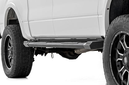 HD2 Aluminum Running Boards Super Crew Cab Ford F-150 2WD/4WD (2009-2014) Rough Country-2