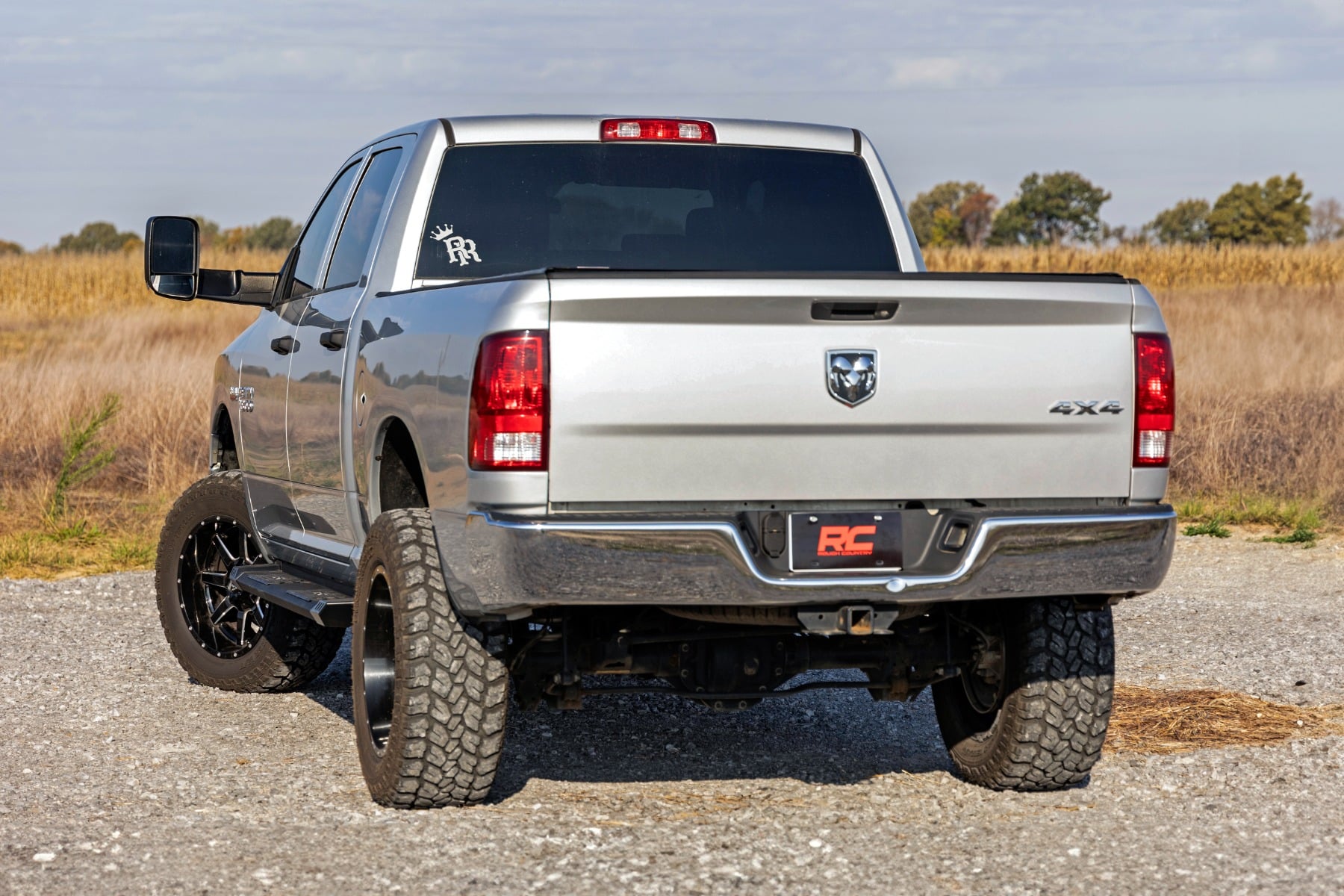 HD2 Running Boards Crewmax Cab Ram 1500/2500/3500 2WD/4WD (2010-2025 & Classic) Rough Country-5