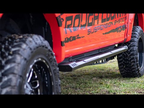 Ford HD2 Running Boards 15-24 F-150/17-20 F-250 SuperCrew Cab Rough Country-1