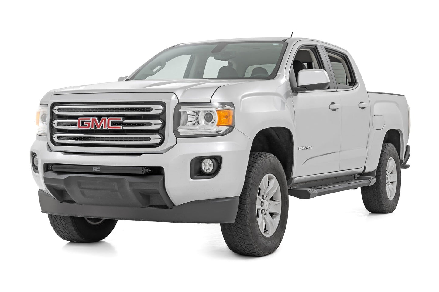 HD2 Aluminum Running Boards Crew Cab Chevy/GMC Canyon/Colorado (15-26) Rough Country-1