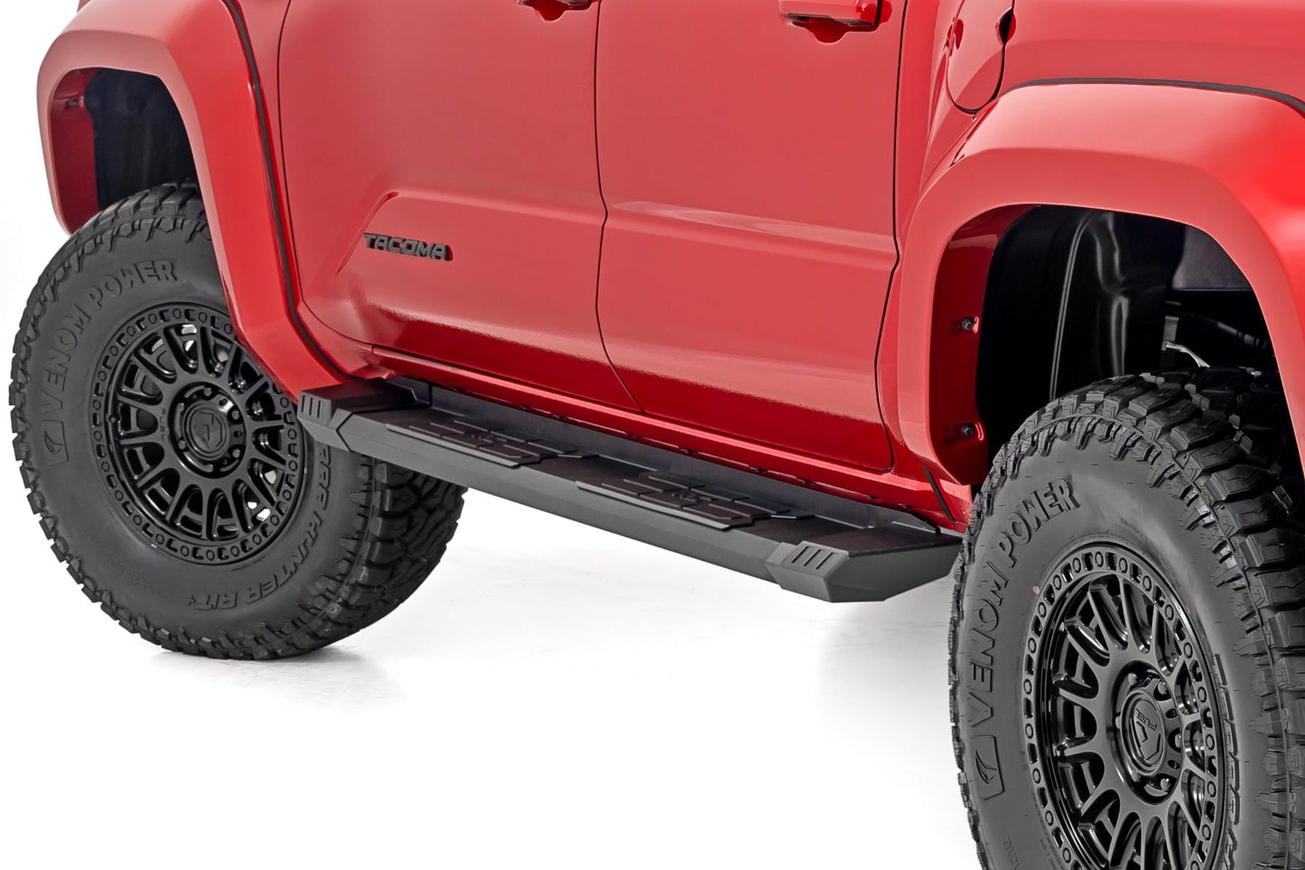 HD2 Aluminum Running Boards Double Cab Toyota Tacoma 2WD/4WD (2024-2026) Rough Country-1