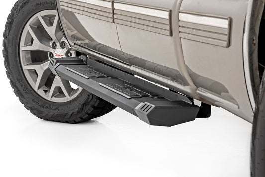 HD2 Aluminum Running Boards Ext Cab Silverado/Sierra 1500/2500HD (99-06 & Classic) Rough Country-1
