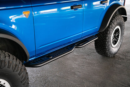 2021 2024 Ford Bronco 4 Door OE Plus Series Side Steps DV8 Offroad-16
