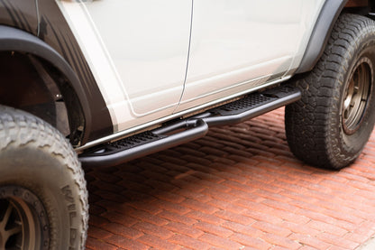 2021 2024 Ford Bronco 4 Door OE Plus Series Side Steps DV8 Offroad-3