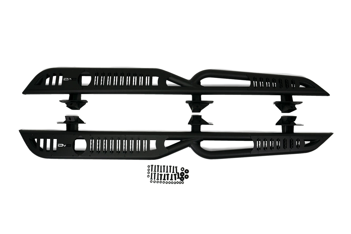2021 2024 Ford Bronco 4 Door OE Plus Series Side Steps DV8 Offroad-6