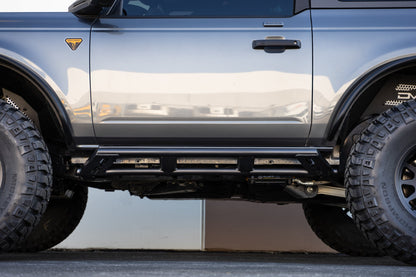 2021 2024 Ford Bronco Fs 15 Series 2 Door Rock Sliders DV8 Offroad-1