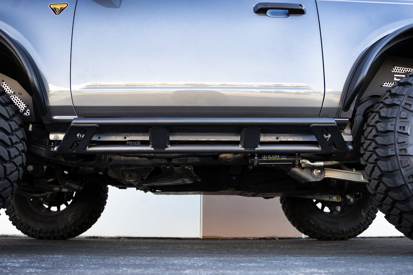 2021 2024 Ford Bronco Fs 15 Series 2 Door Rock Sliders DV8 Offroad-2