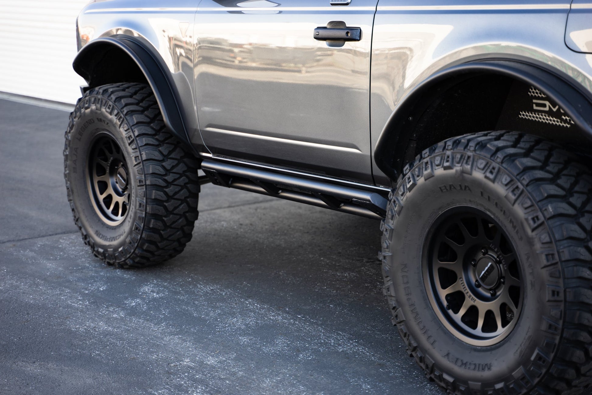 2021 2024 Ford Bronco Fs 15 Series 2 Door Rock Sliders DV8 Offroad-4