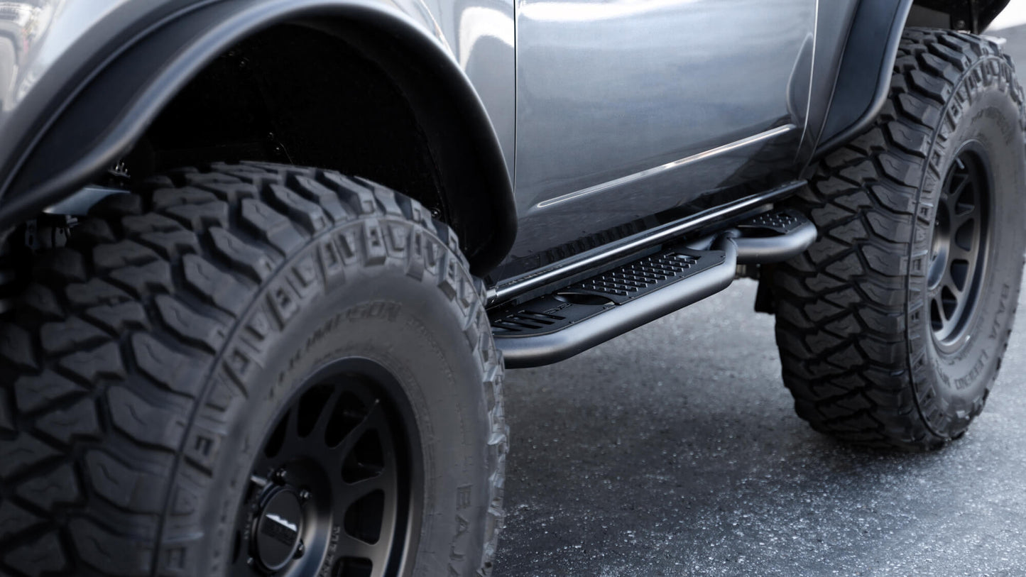 2021 2024 Ford Bronco Oe Plus 2 Door Side Steps DV8 Offroad-4