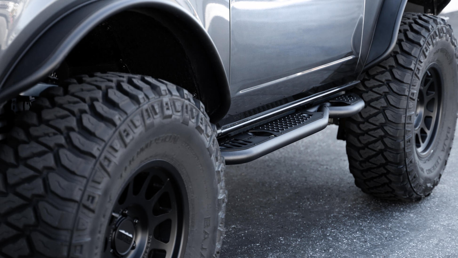 2021 2024 Ford Bronco Oe Plus 2 Door Side Steps DV8 Offroad-4