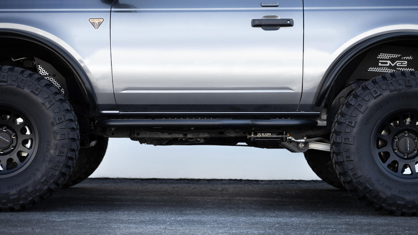2021 2024 Ford Bronco Oe Plus 2 Door Side Steps DV8 Offroad-5