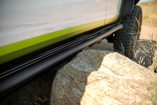 2021 2024 Ford Bronco Fs 15 4 Door Rock Sliders V2 DV8 Offroad