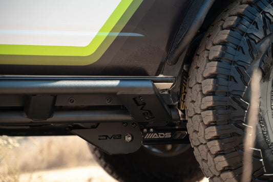 2021 2024 Ford Bronco Fs 15 4 Door Rock Sliders V2 DV8 Offroad-1