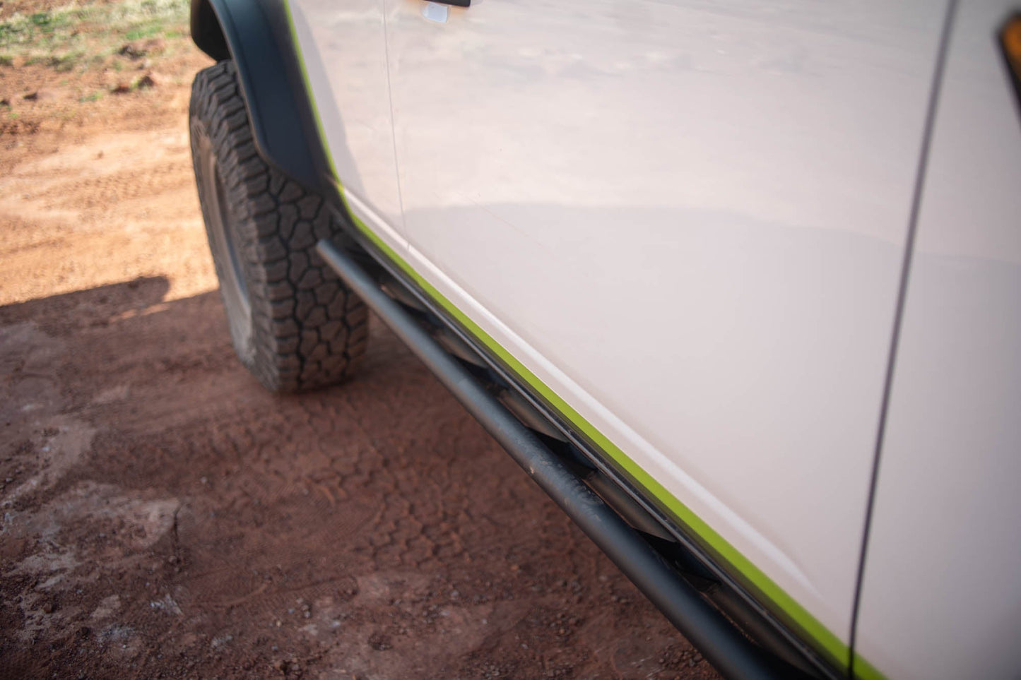 2021 2024 Ford Bronco Fs 15 4 Door Rock Sliders V2 DV8 Offroad-18