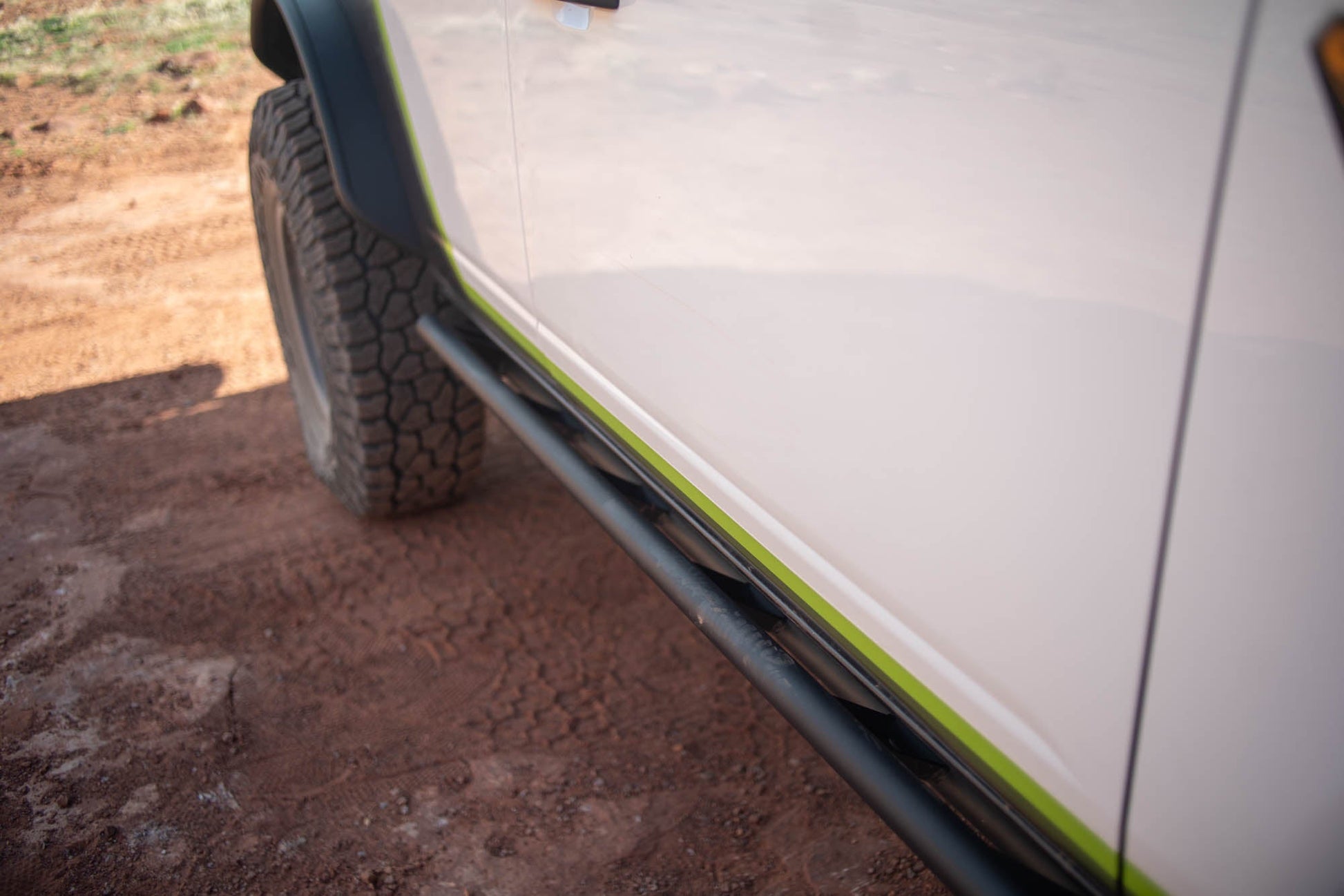 2021 2024 Ford Bronco Fs 15 4 Door Rock Sliders V2 DV8 Offroad-18