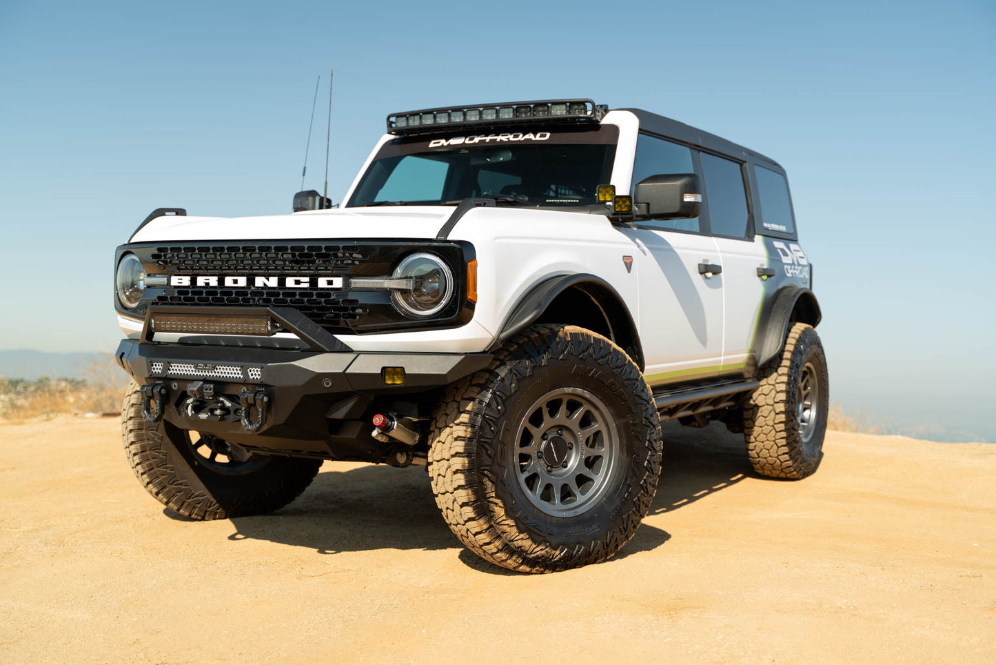 2021 2024 Ford Bronco Fs 15 4 Door Rock Sliders V2 DV8 Offroad-6