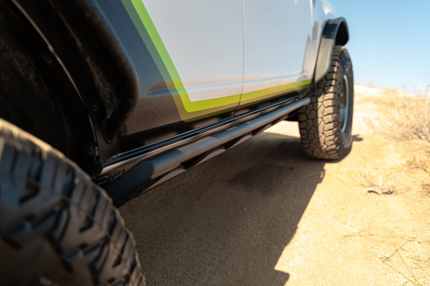 2021 2024 Ford Bronco Fs 15 4 Door Rock Sliders V2 DV8 Offroad-8