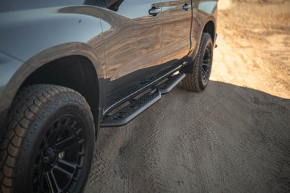2019 2024 GMC Sierra 1500 & Chevrolet Silverado 1500 Crew Cab OE Plus Side Steps DV8 Offroad-8