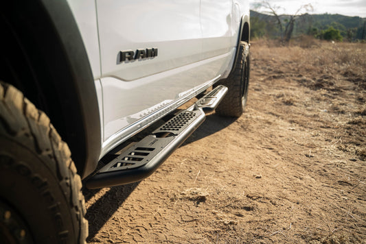2019 2025 RAM 1500 Crew Cab OE Plus Side Steps DV8 Offroad-1