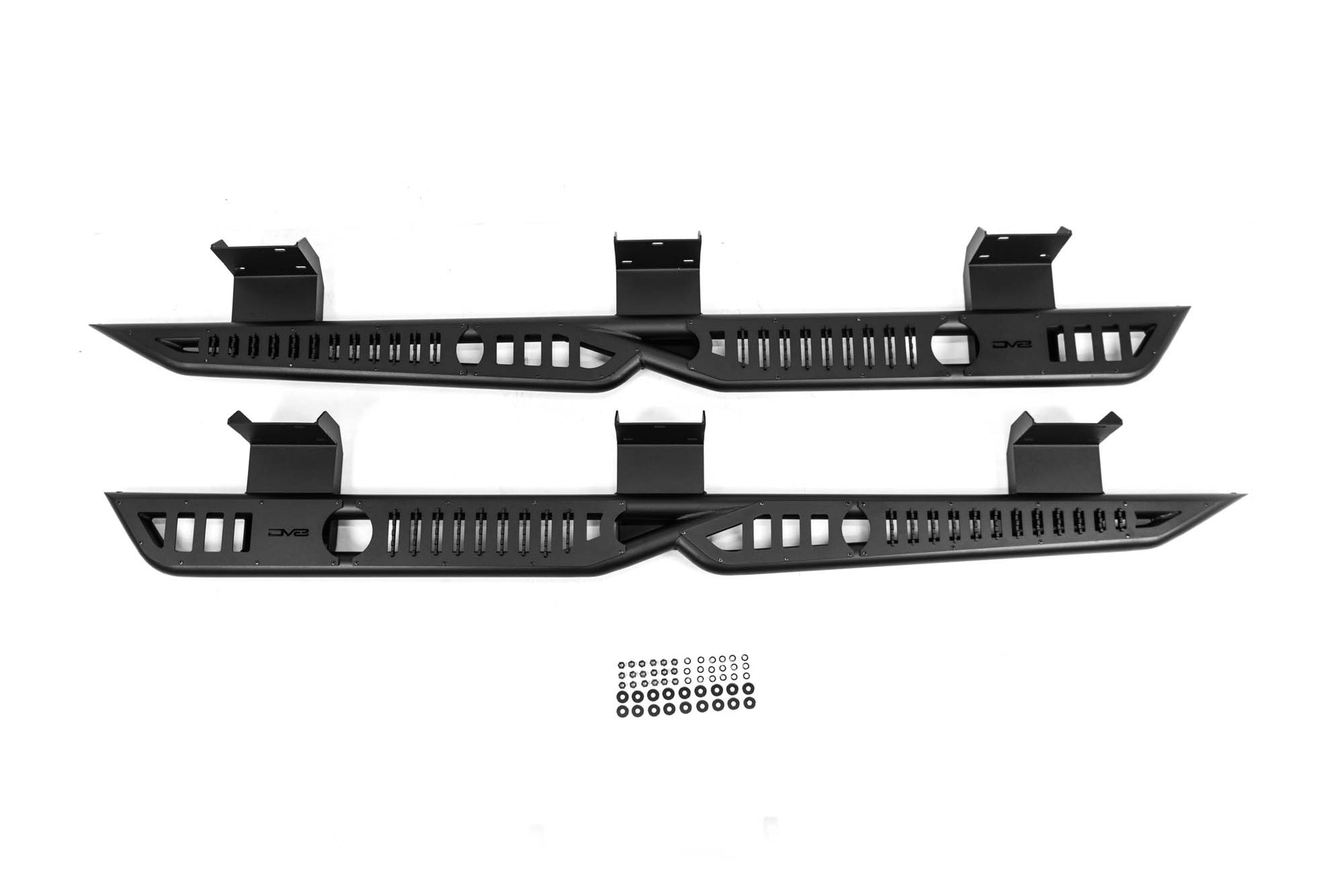 2019 2025 RAM 1500 Crew Cab OE Plus Side Steps DV8 Offroad-14