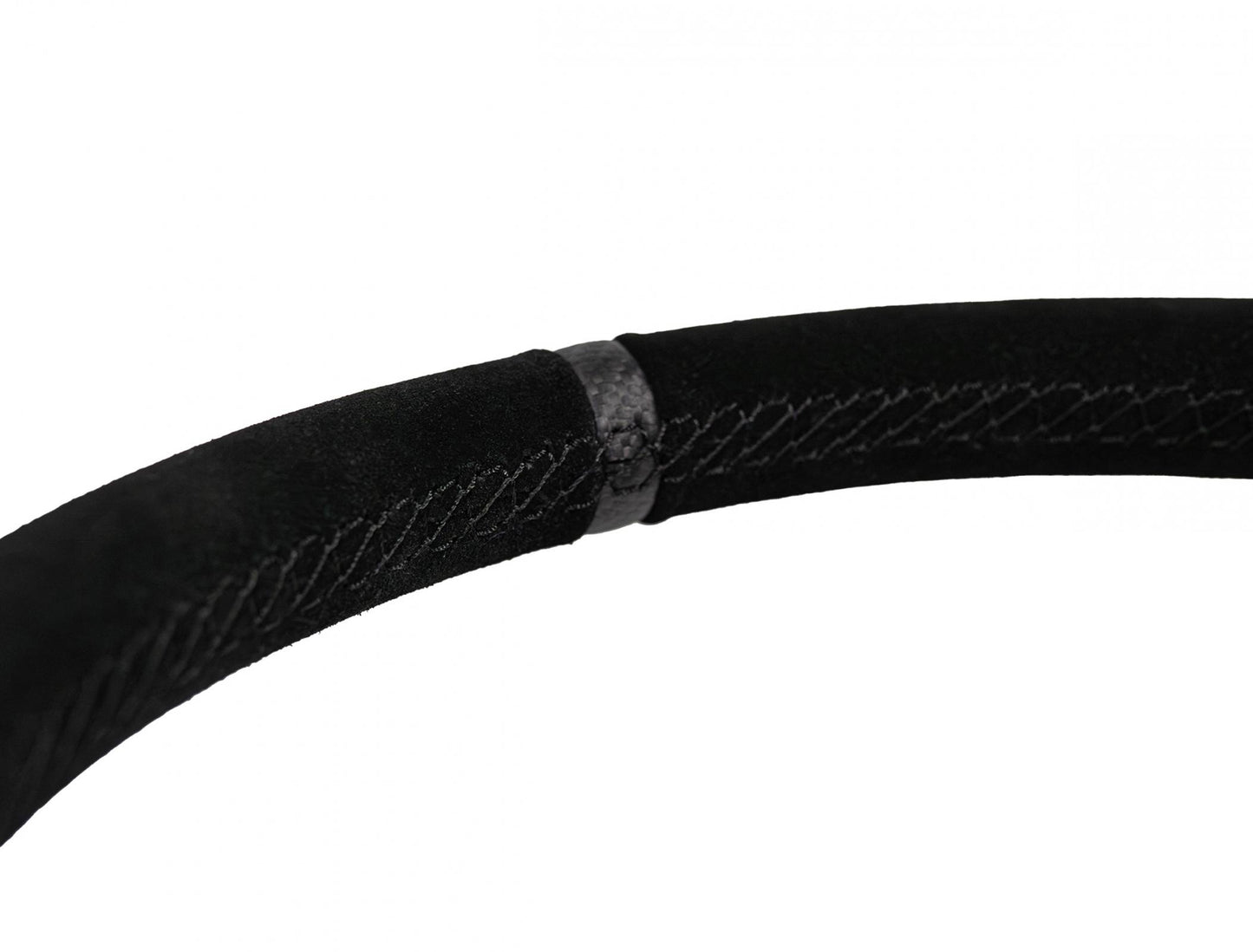 Flat Suede Steering Wheel 13 Inch Diameter PRP Seats-10