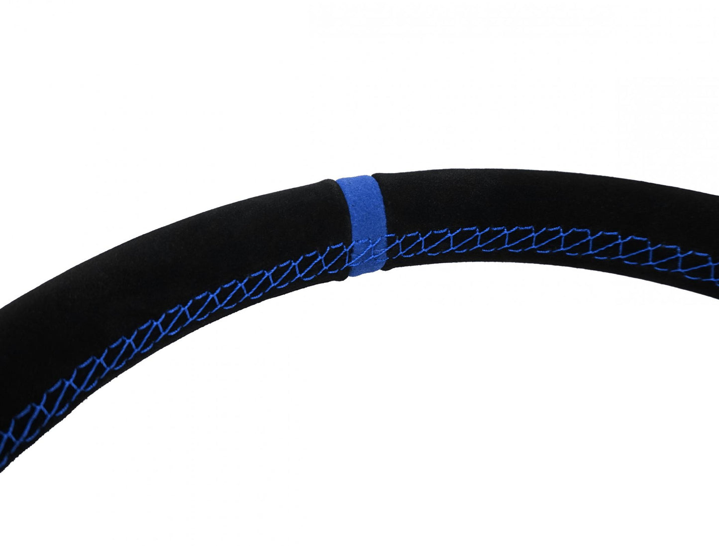 Flat Suede Steering Wheel 13 Inch Diameter PRP Seats-6