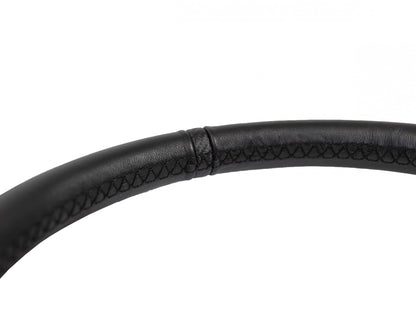 Flat Leather Steering Wheel 13 Inch Diameter PRP Seats-10
