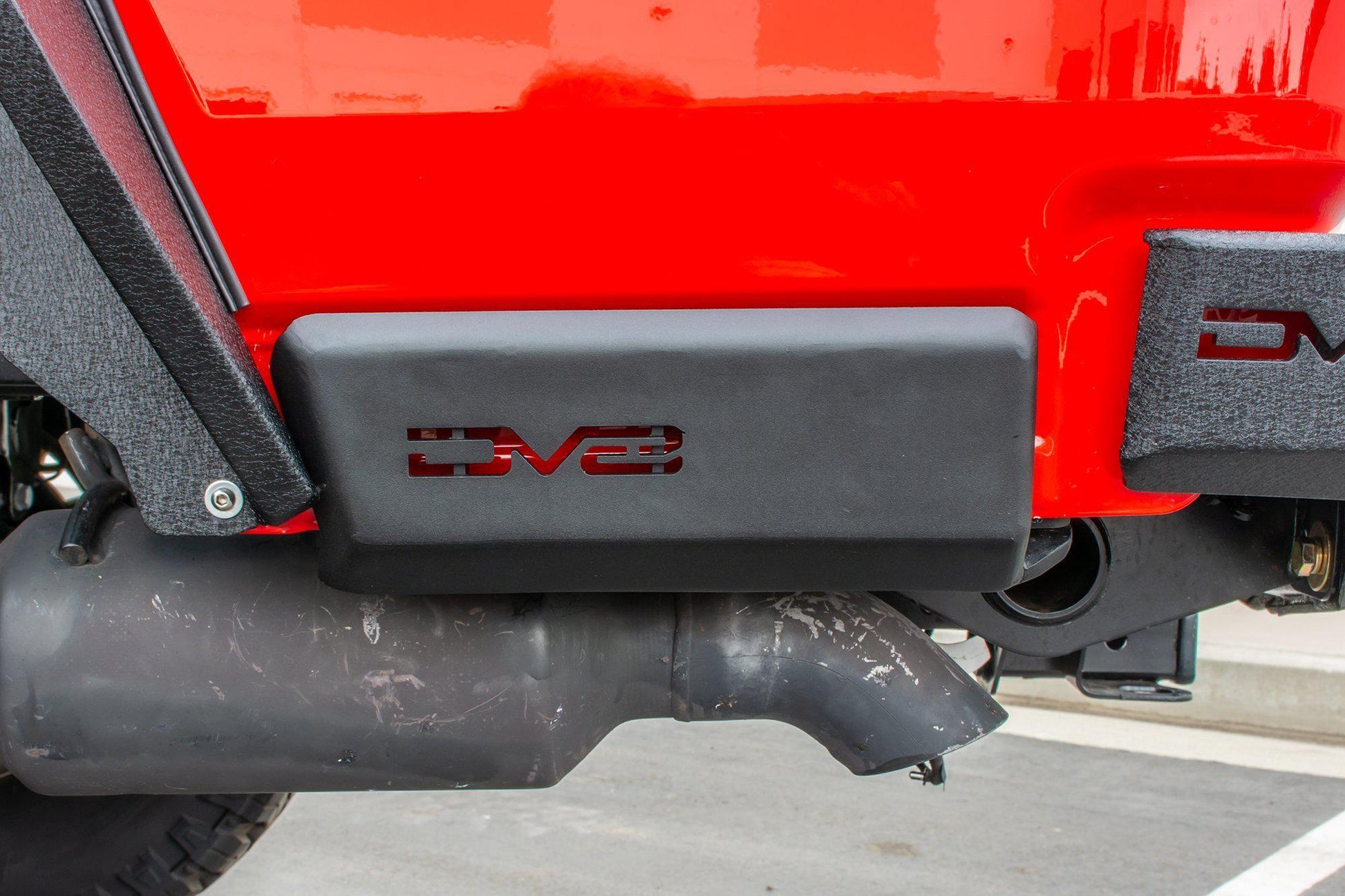 2020 2025 Jeep Gladiator JT Bedside Rock Sliders DV8 Offroad-3