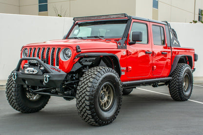 2020 2025 Jeep Gladiator JT Rock Sliders With Step DV8 Offroad-2