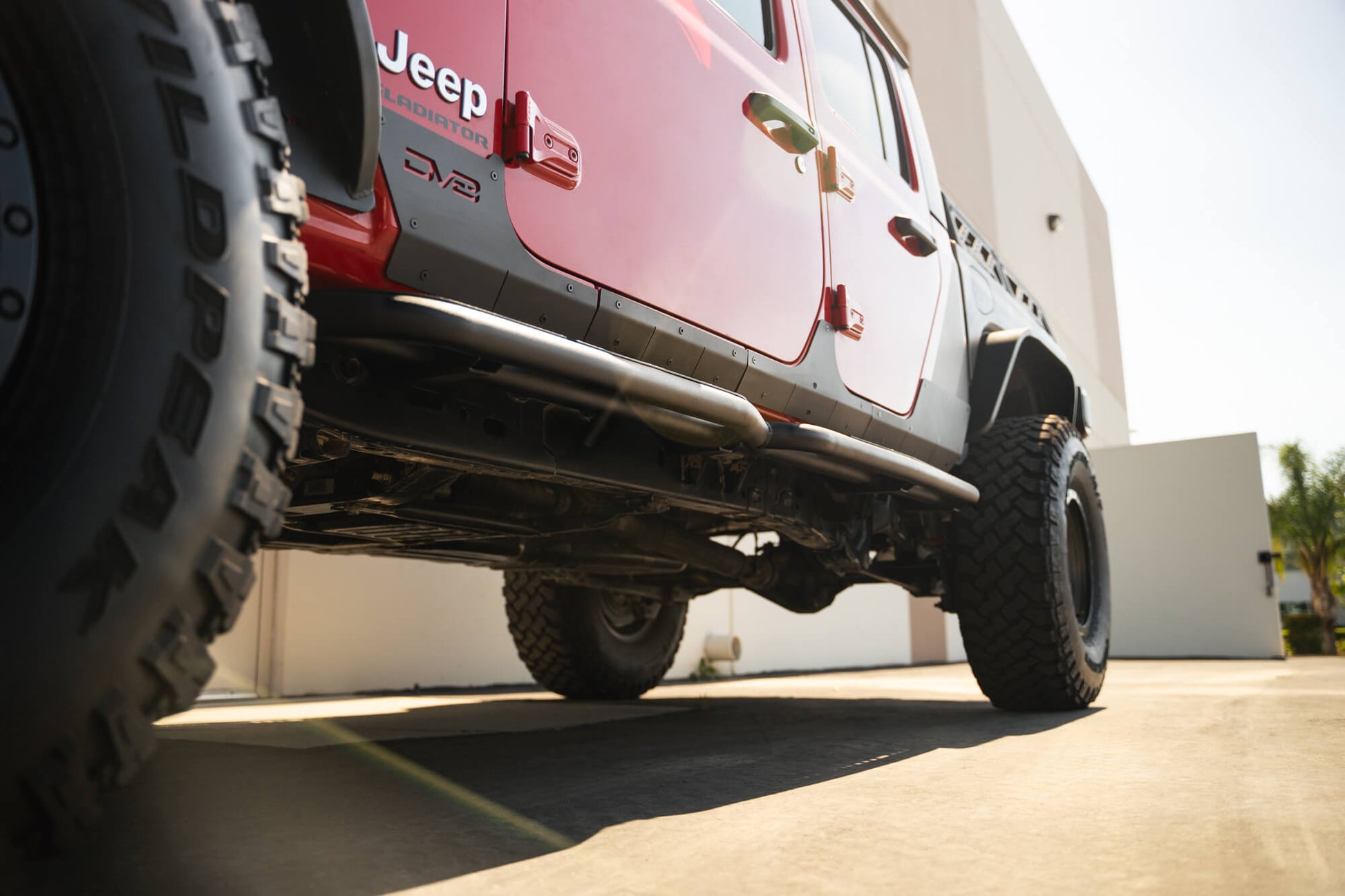 2020 2025 Jeep Gladiator JT OE Plus Side Steps DV8 Offroad-4