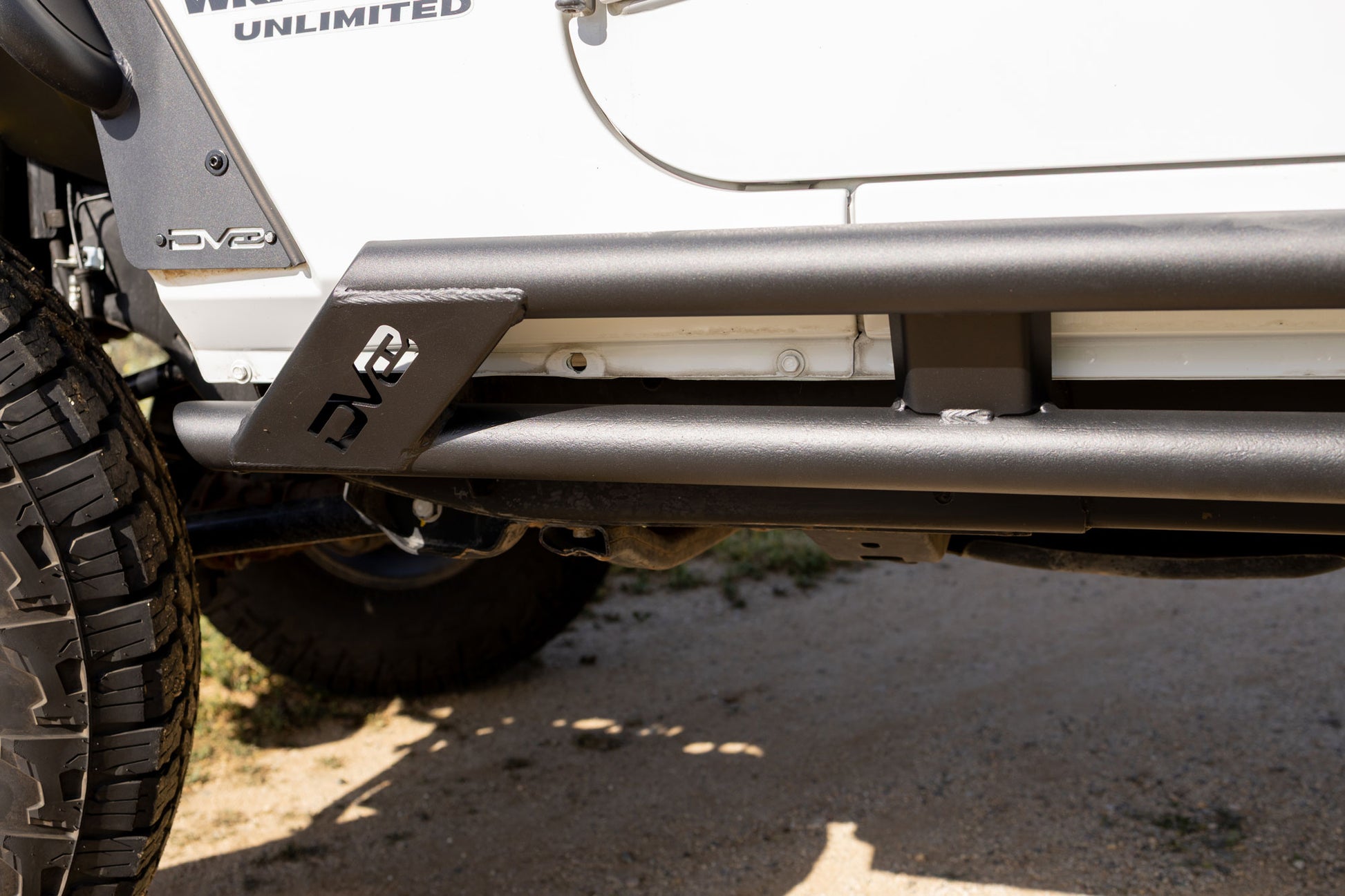 2007 2018 Jeep Wrangler JK 4 Door Rock Sliders DV8 Offroad-3