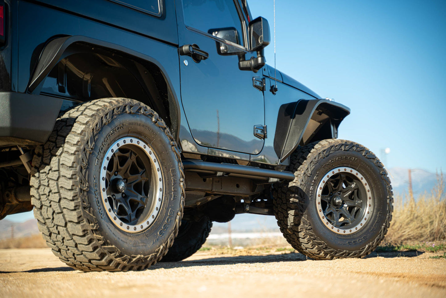 2007 2018 Jeep Wrangler JK 2 Door OE Plus Side Steps DV8 Offroad-6