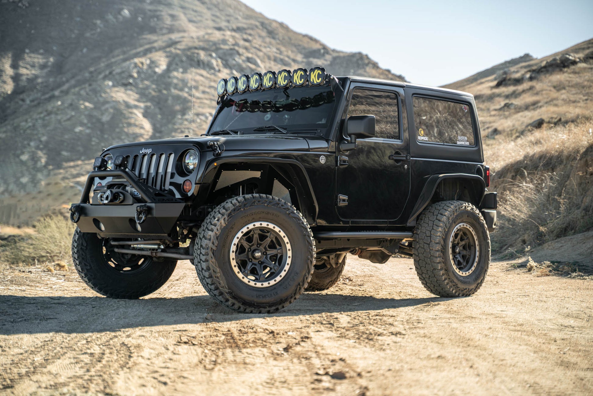 2007 2018 Jeep Wrangler JK 2 Door OE Plus Side Steps DV8 Offroad-7
