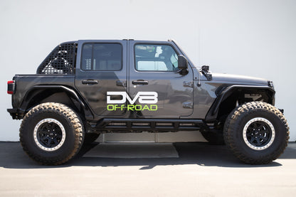 2018 2025 Jeep Wrangler JLU 4 Door FS 15 Series Rock Sliders DV8 Offroad-5