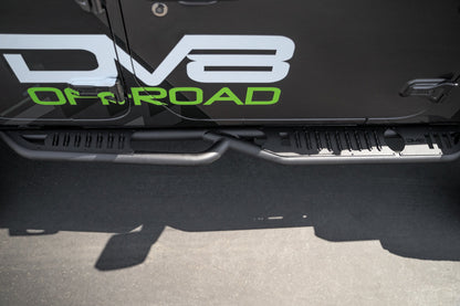 2018 2025 Jeep Wrangler JL JLU Oe Plus 4 Door Side Steps DV8 Offroad-7