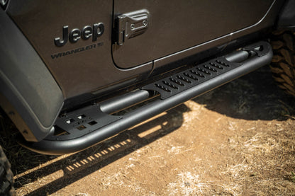 2018 2025 Jeep Wrangler JL 2 Door Oe Plus Side Steps DV8 Offroad-8