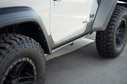 2018 2025 Jeep Wrangler JL 2 Door Rock Skins DV8 Offroad-3