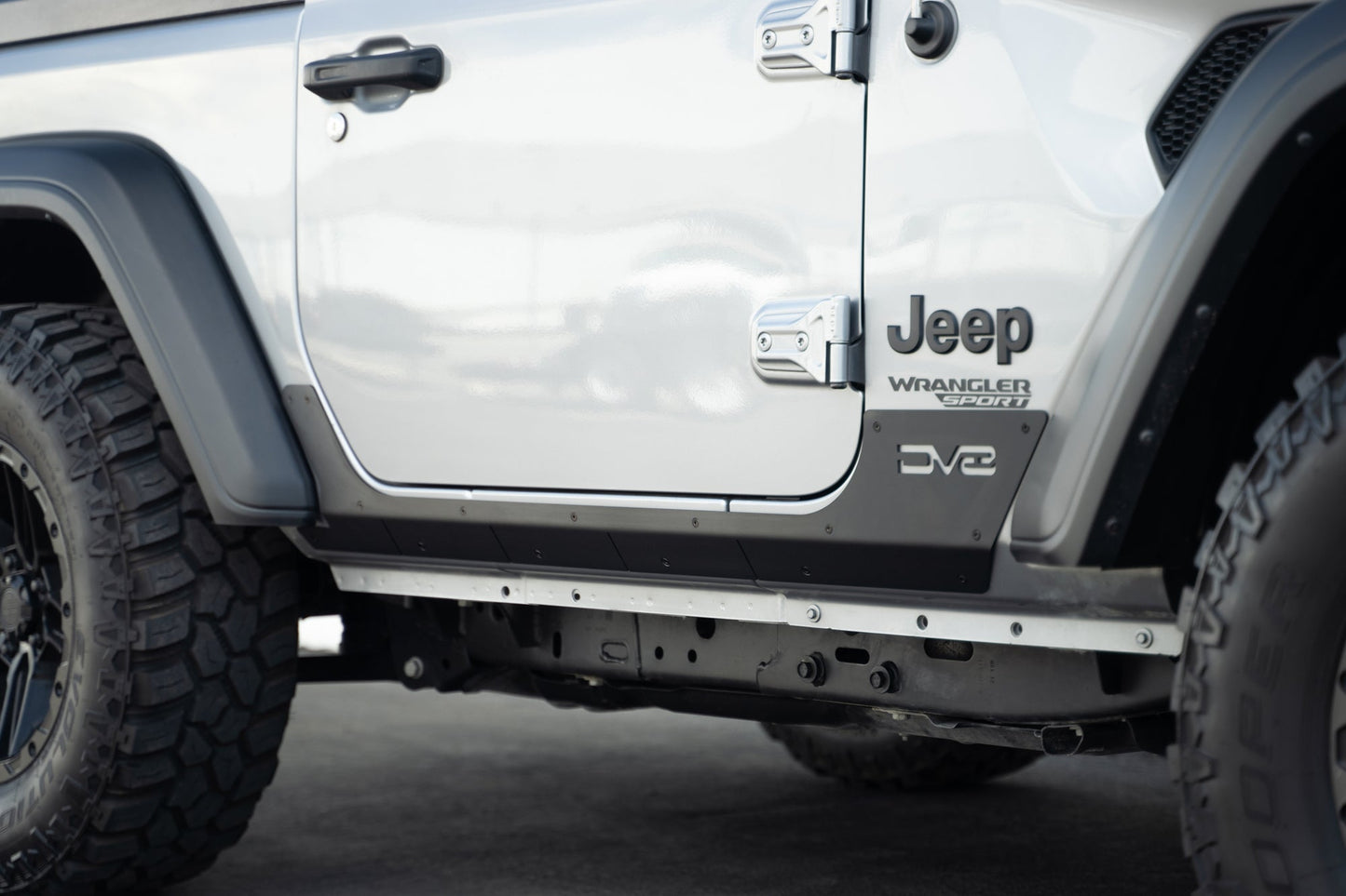 2018 2025 Jeep Wrangler JL 2 Door Rock Skins DV8 Offroad-4