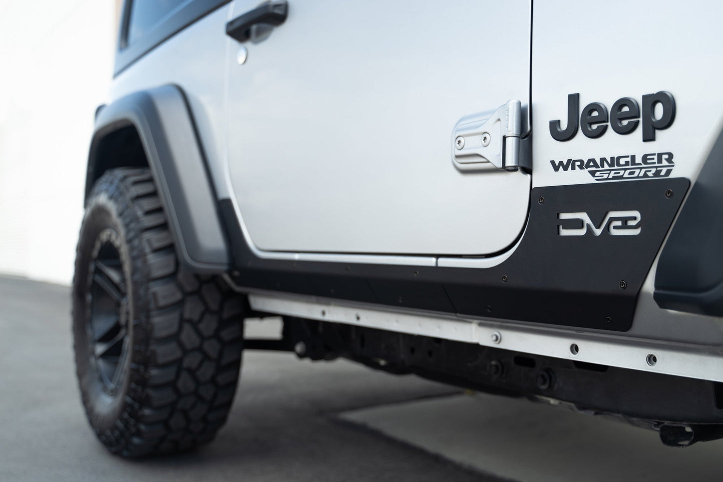 2018 2025 Jeep Wrangler JL 2 Door Rock Skins DV8 Offroad-7