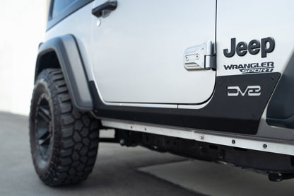 2018 2025 Jeep Wrangler JL 2 Door Rock Skins DV8 Offroad-7