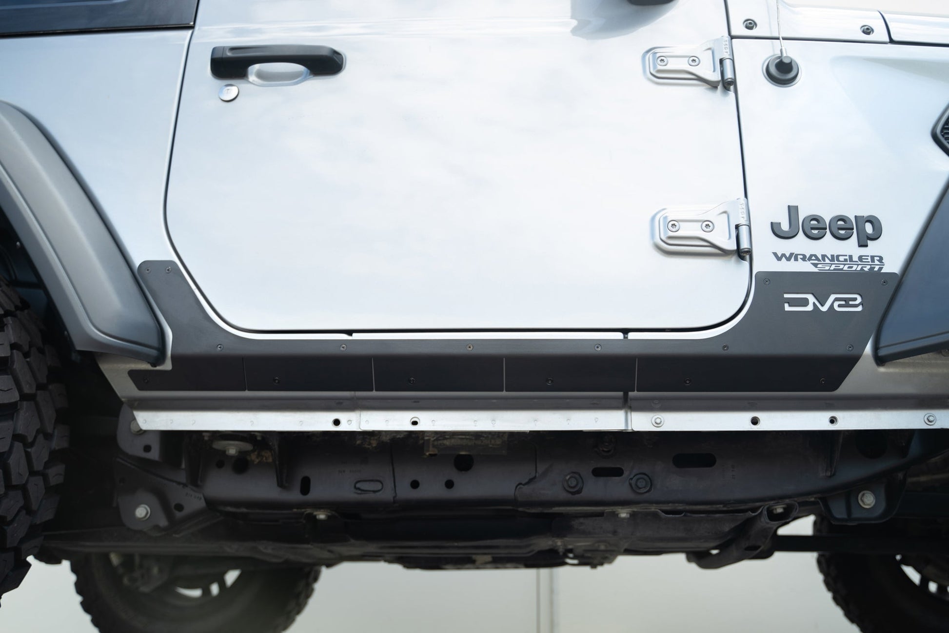 2018 2025 Jeep Wrangler JL 2 Door Rock Skins DV8 Offroad-8