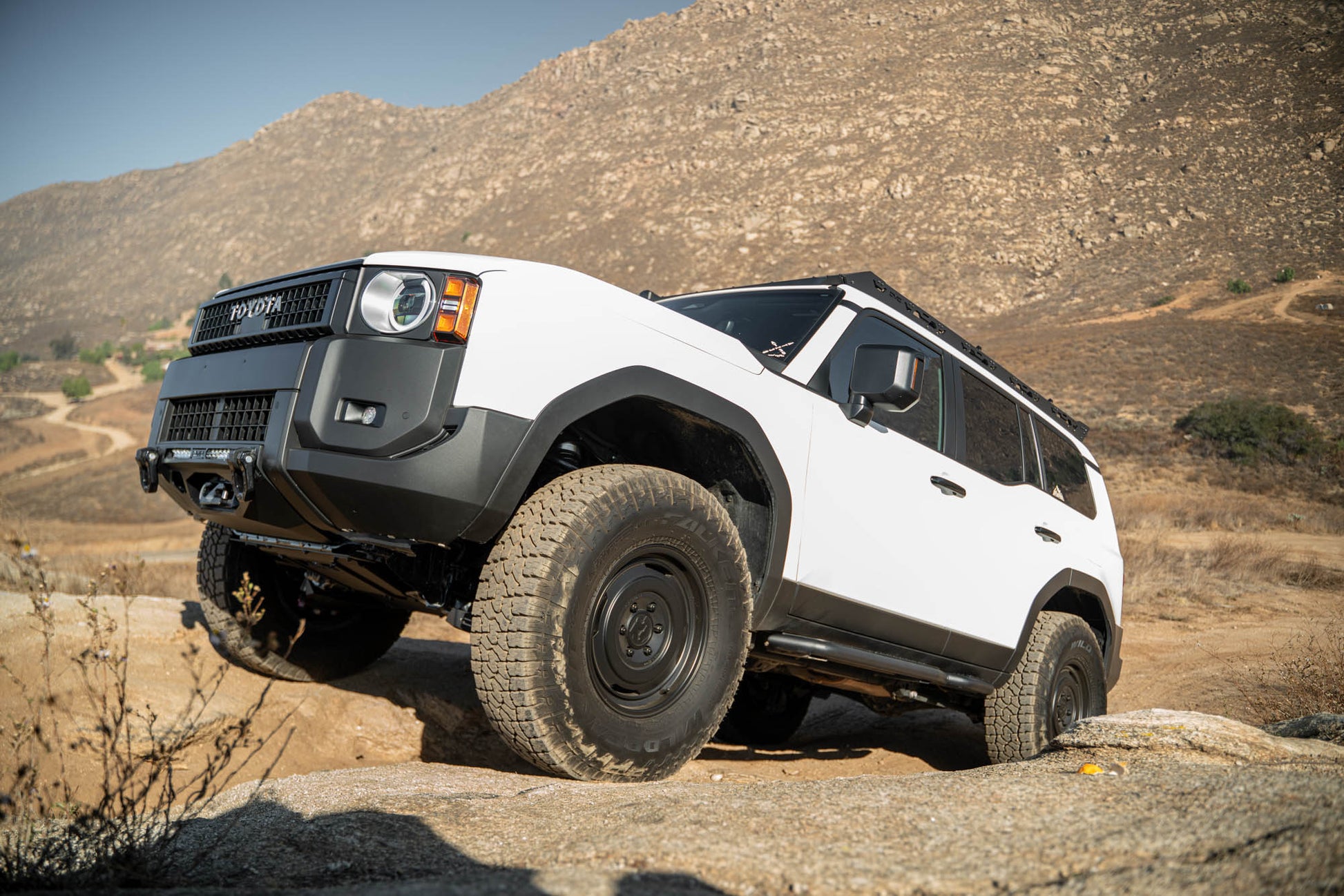 2024 2025 Toyota Land Cruiser OE Plus Side Steps DV8 Offroad-10