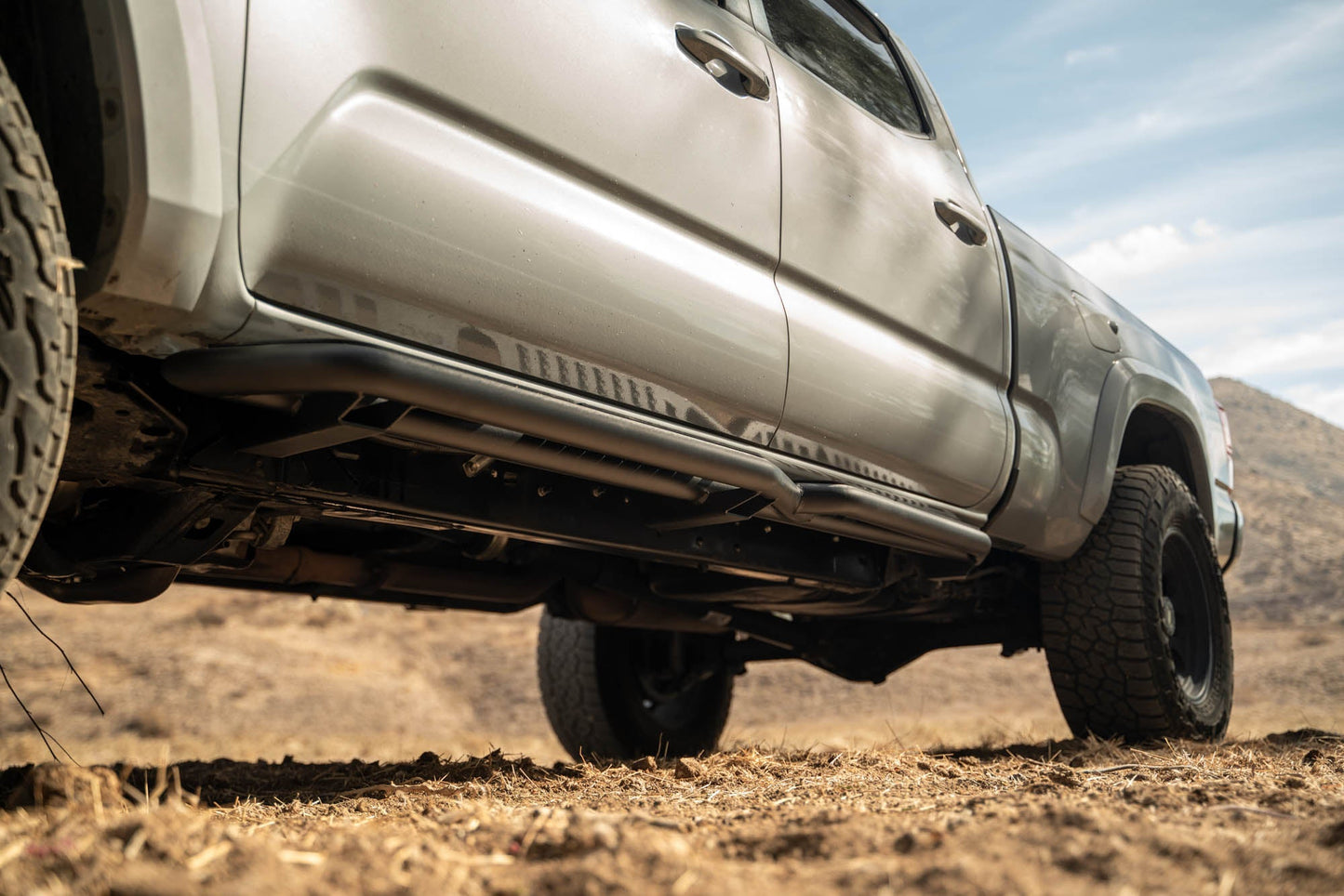 2016 2023 Toyota Tacoma OE Plus Side Steps DV8 Offroad-6