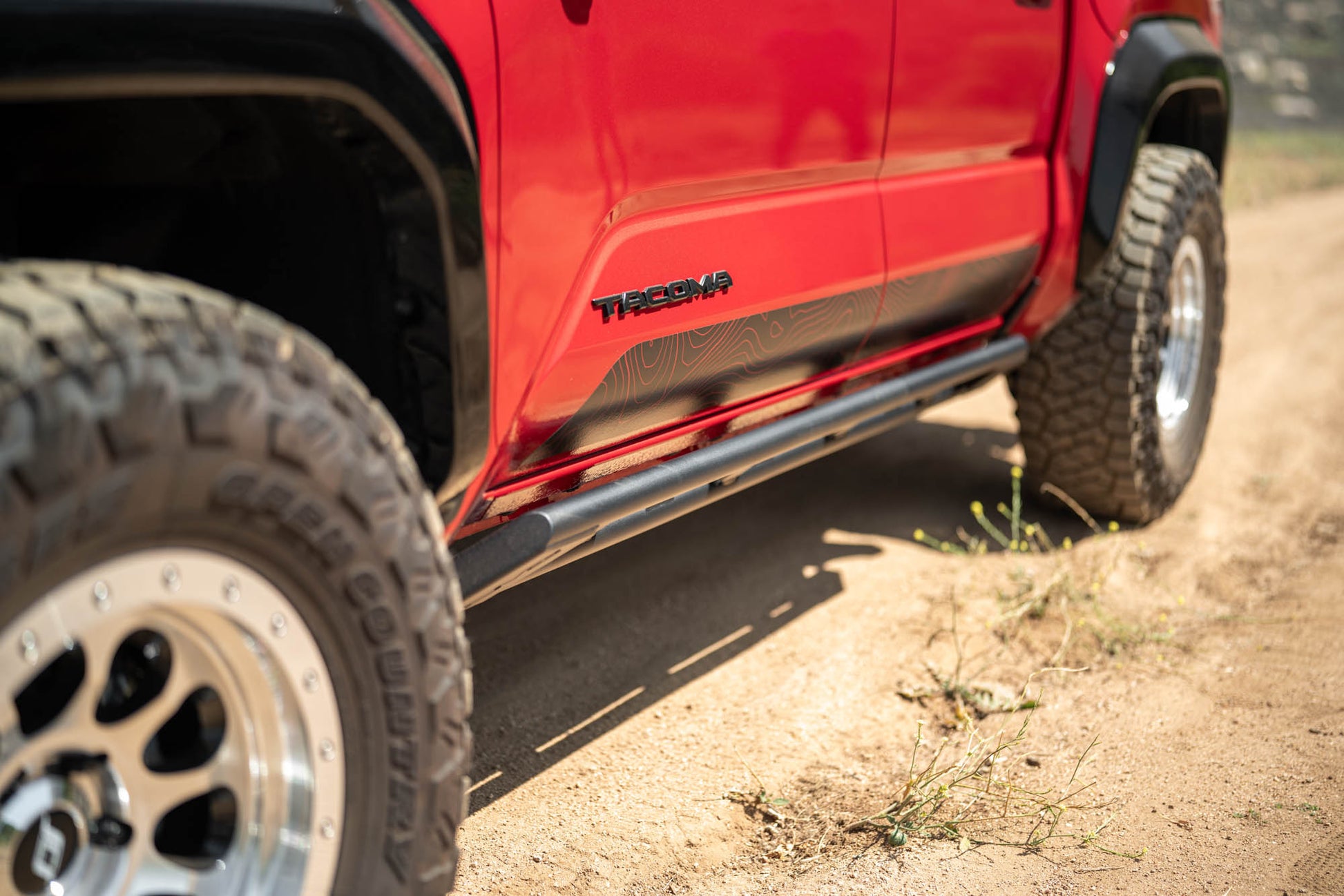 2024 2025 Toyota Tacoma Double Cab Rock Sliders DV8 Offroad-5